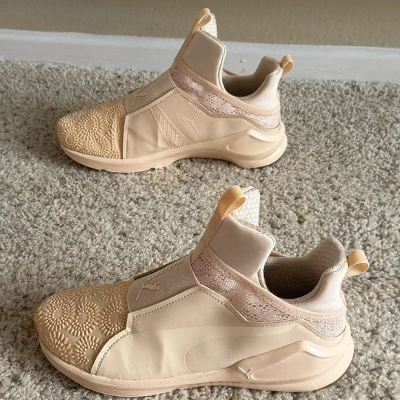 Puma Fierce KRM Womens Cream Textile
Slip On Cross Training Shoes Size 8 - Picture 5 of 14